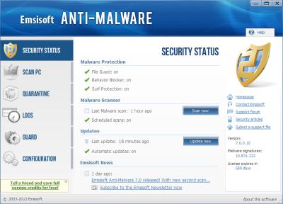 Скачаь Emsisoft Anti-Malware